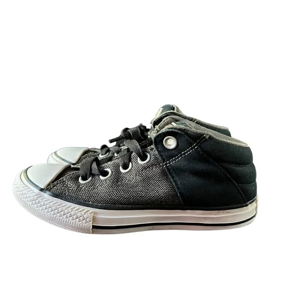 Converse All Stars high top black and gray lace up‎ sneakers size 13